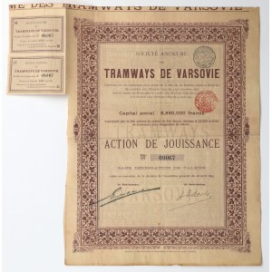 Tramways de Varsovia, Action de Jouissance 1899