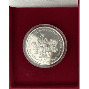 Medale SREBRO Jan Paweł II i Jezus - zestaw (3szt)