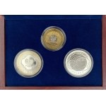 2 e 10 zloty del 2000 - in confezione MW - set (3 pezzi)