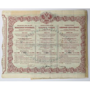 Warsaw-Vienna Railway Company, 3% Bond for 125 rubles, 1860