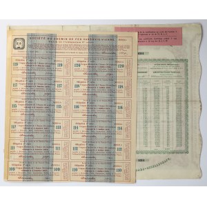 Warsaw-Vienna Railway Company, 3% Bond for 125 rubles, 1860
