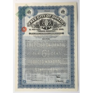 Gdańsk, Tobacco Monopoly, 50 pounds, 1927