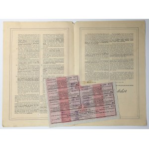 Karol Ludwik's Galician Railway, 4% DEBT SECURITY (bond) 300 zł 1890