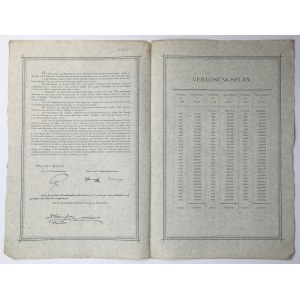 Karol Ludwik's Galician Railway, 4% Railroad Bond, 10,000 kr, 1902