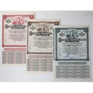 Peru, Banco Central Hipotecario, Listy zastawne 1.000, 5.000 i 10.000 Soles 1975 (3szt)