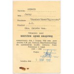 Documents and decorations belonging to Jerzy Gozdawa, alias Słoma