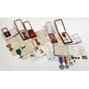 Documents and decorations belonging to Jerzy Gozdawa, alias Słoma