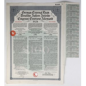 Germany - Set of Securities, 1924–1926 (3 pieces)
