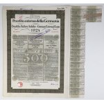Germany - Set of Securities, 1924–1926 (3 pieces)