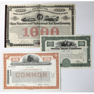 USA, set of securities (5 items)