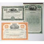 USA, zestaw papierów wartościowych (5szt)