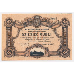 Lublin, le 10 roubles 1915