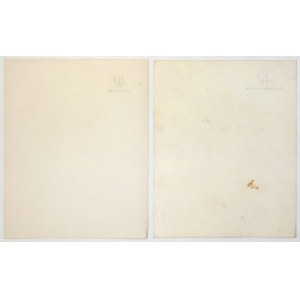 PSZnZ, Paper, Commander-in-Chief / Polish Commander-in-Chief - Forms (2 pcs)