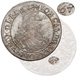 Jan II Kazimierz, Ort Gdańsk 1667 DL - RZADKOŚĆ