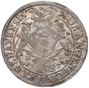 Jan II Kazimierz, Ort Gdańsk 1667 DL - RZADKOŚĆ