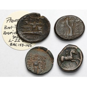 Greece, Bronze Coins - Set (4 pieces)