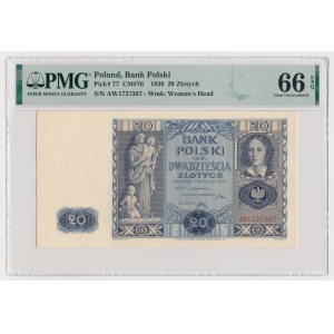 20 zloty 1936 - AW