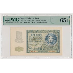 5 zlotych, 1941 - Ser. AD