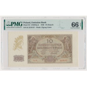 10 zlotych, 1940 – Ser.K.
