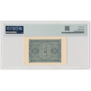1 zloty note, 1940 - A 0000000