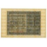 1 zloty note, 1940 - A 0000000