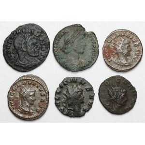 Impero Romano, Antoniniani e Follis - set (6 pezzi)
