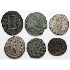 Impero Romano, Antoniniani e Follis - set (6 pezzi)