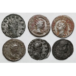 Cesarstwo Rzymskie, Antoniniany i Follis - zestaw (6szt)