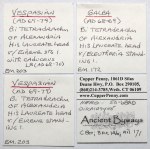 Roman Empire, Alexandria, Tetradrachms - Set (4 pieces)