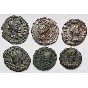 Cesarstwo Rzymskie, Antoniniany i Follis - zestaw (6szt)