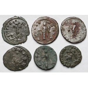 Cesarstwo Rzymskie, Antoniniany i Follis - zestaw (6szt)