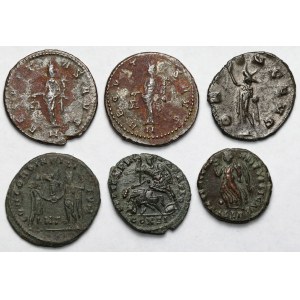 Impero Romano, follis e Antoniniani - set (6 pezzi)