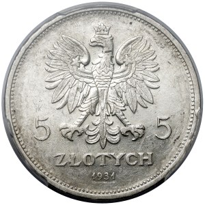 Nike 5 złotych 1931 - rzadki rok