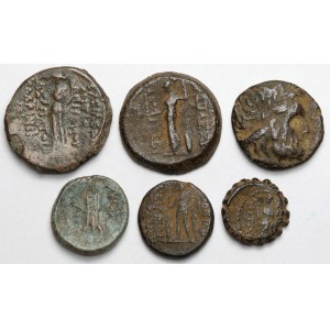 Greece, Bronze Coins - Set (6 pcs)