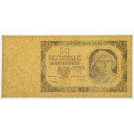 TEST PRINT 50 złotych 1948 — the steel engraving of the main layer of the obverse alone
