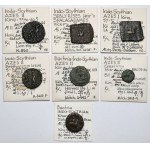 Grecja, Monety brązowe - zestaw (7szt)