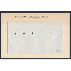 Gdańsk, 10-gulden note, 1924/1930