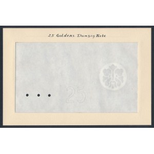 Gdańsk, 25-gulden note, 1924/1928