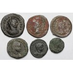 Cesarstwo Rzymskie, Follisy i Antoniniany - zestaw (6szt)