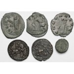 Cesarstwo Rzymskie, Follisy i Antoniniany - zestaw (6szt)