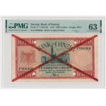 Gdańsk, WZÓR 1.000 Guldenów 1924 - F