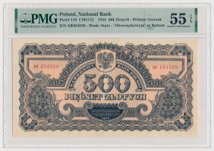 500 złotych 1944 ...owym - AB