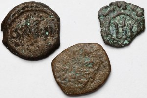 Grecja, Judaea, Monety brązowe - zestaw (3szt)