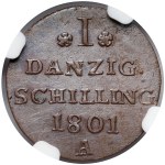 Gdańsk, Fryderyk Wilhelm III, Szeląg 1801-A