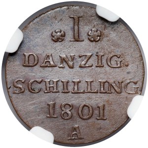 Gdańsk, Fryderyk Wilhelm III, Szeląg 1801-A