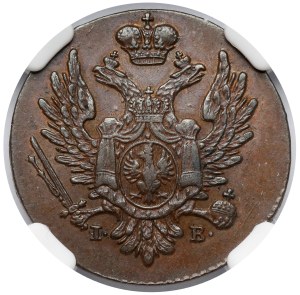 1 grosz polski 1823 I.B. z MIEDZI KRAIOWEY