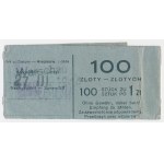 Banderola od paczki 1 złoty 1944
