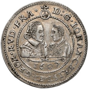 Sliezsko, Jan Chrystian a Jerzy Rudolf, POLTALAR 1607, Złoty Stok – RARITA