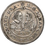 Śląsk, Jan Chrystian i Jerzy Rudolf, PÓŁTALAR 1607, Złoty Stok - RZADKOŚĆ