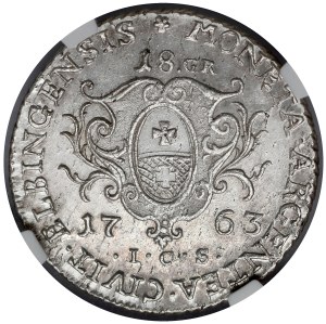 August III Sas, Ort Elbląg 1763 ICS